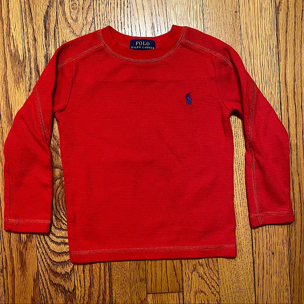 Polo Red Thermal Long Sleeve (Toddler Boys: 2T)